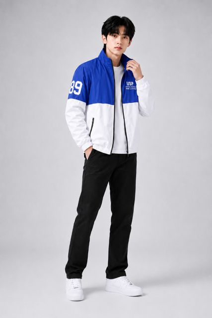 PLATINUMCARTZ Men Colorblock Sports Jacket - Image 5
