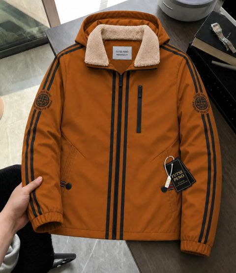 FUTSE PENO Men Striped Casual Jacket - Image 6