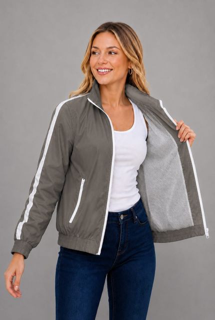 RELIUS Women Striped Sports Jacket - Image 6