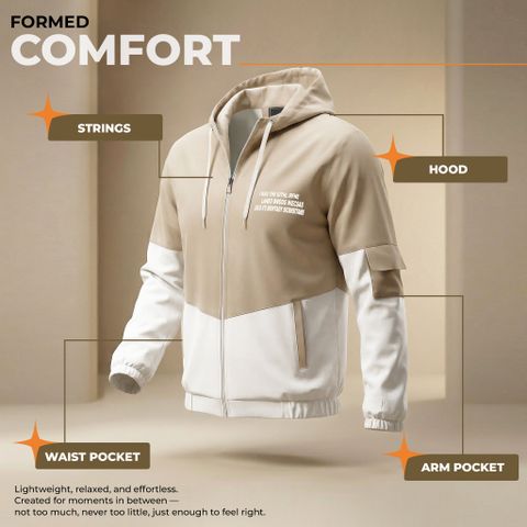ZYRONA Men Colorblock Casual Jacket - Image 5