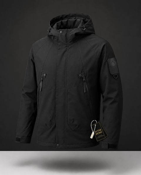 FUTSE PENO Men Applique Casual Jacket - Image 6