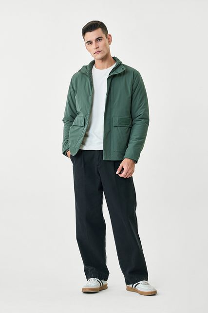 Snitch Men Solid Padded Jacket - Image 5