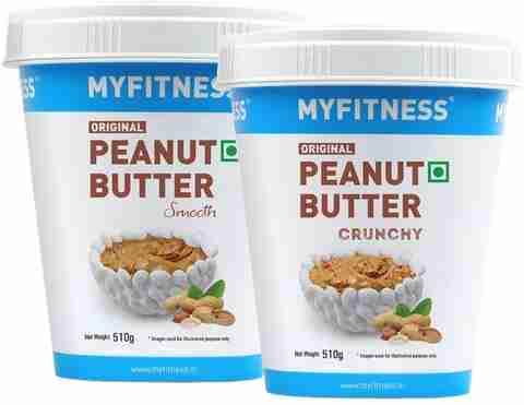 MYFITNESS Original Smooth & Crunchy Combo (1020g, Pack of 2) - Image 3