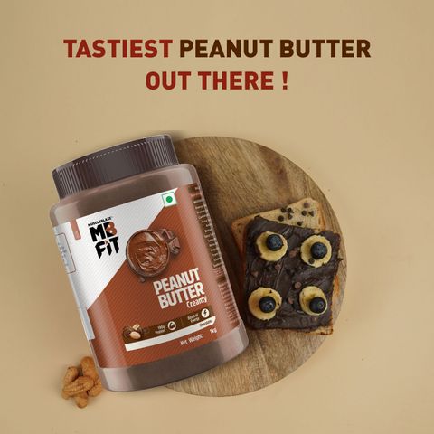 MUSCLEBLAZE Chocolate Peanut Butter, Crunchy, High Protein, No Trans Fat, Energy Booster (1 kg) - Image 6
