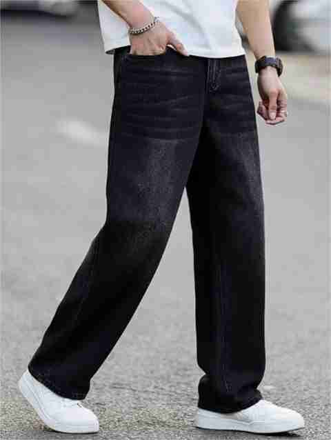 ujas Men Straight Fit Mid Rise Black Jeans - Image 5