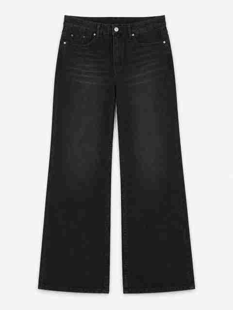 LAZZY Women Loose Fit High Rise Dark Grey Jeans - Image 2