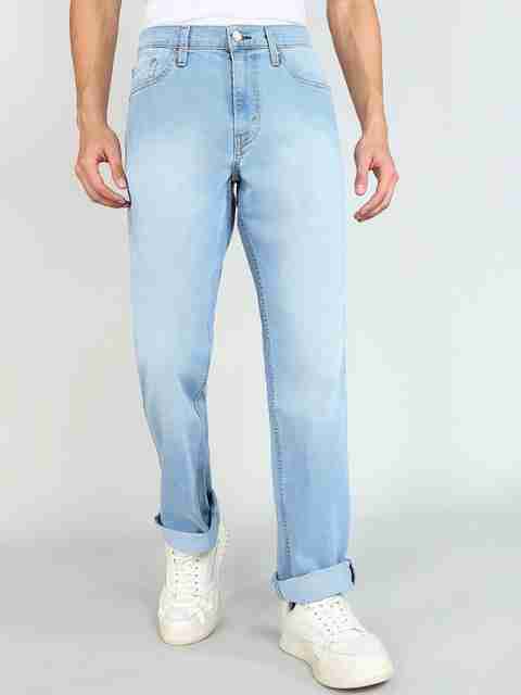 LEVI'S Men Tapered Fit Mid Rise Light Blue Jeans - Image 5