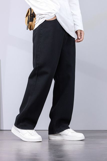Denim Life Men Loose Fit Mid Rise Black Jeans - Image 7