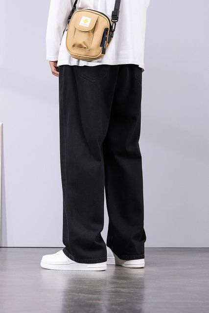 Denim Life Men Loose Fit Mid Rise Black Jeans - Image 6