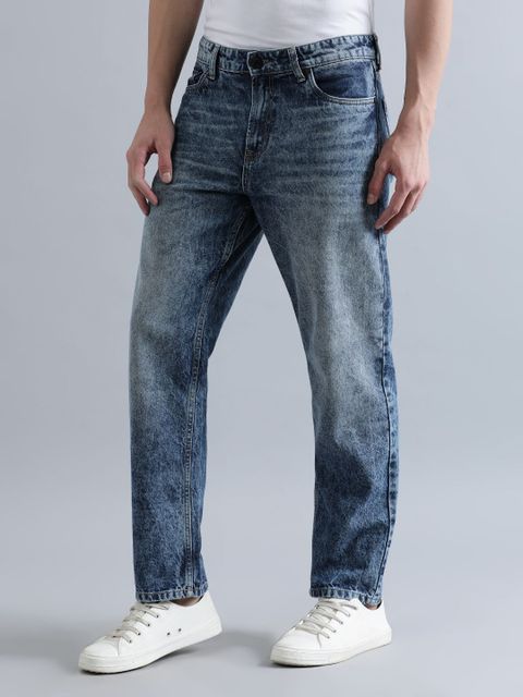 Bene Kleed Men Relaxed Fit Low Rise Blue Jeans - Image 7
