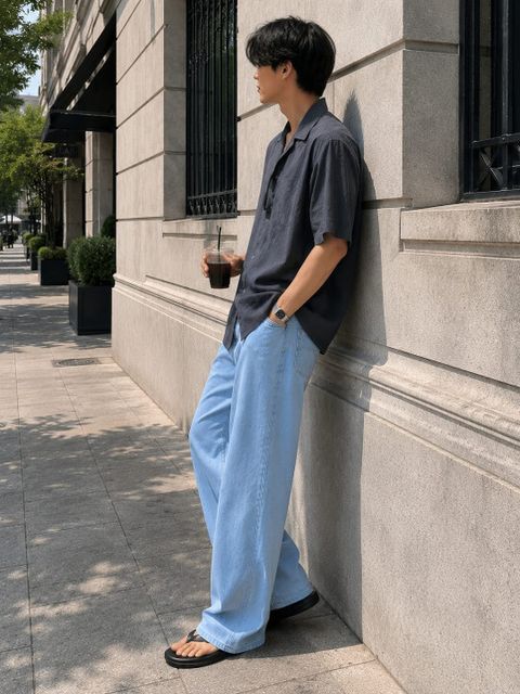 Sobbers Men Regular Mid Rise Light Blue Jeans - Image 8