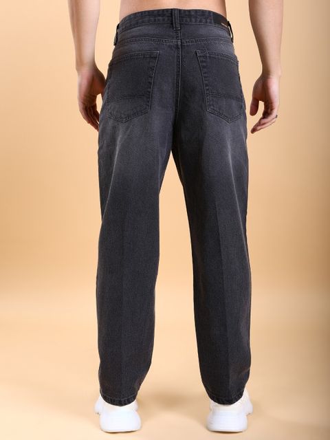METRONAUT Men Straight Fit Mid Rise Grey Jeans - Image 6
