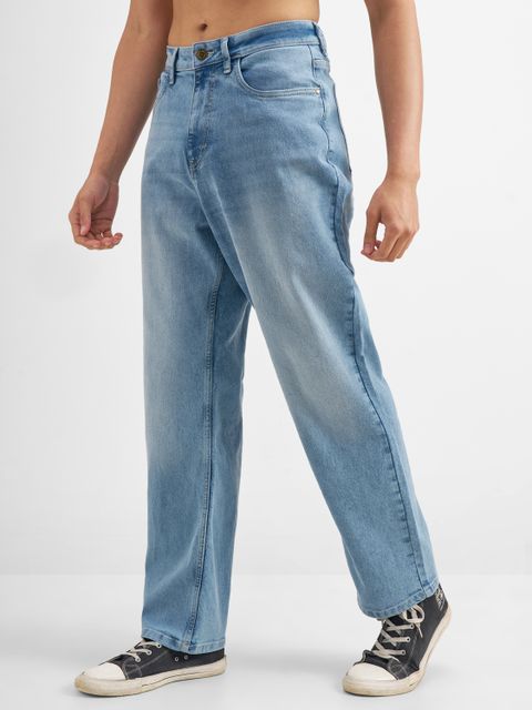 HIGHLANDER Men Relaxed Fit Mid Rise Blue Jeans - Image 8