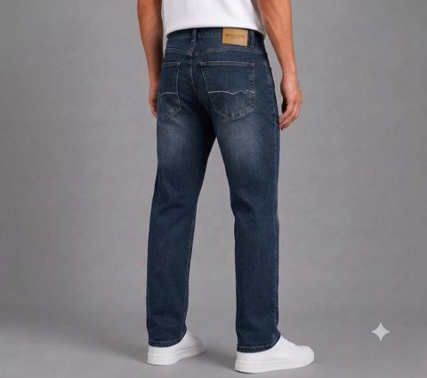 NUMERO UNO Men Slim Mid Rise Blue Jeans - Image 7