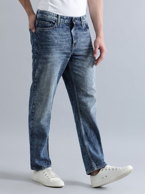 Bene Kleed Men Relaxed Fit Low Rise Blue Jeans - Image 6