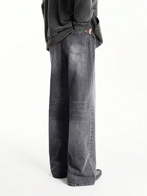 KOTTY Men Relaxed Fit Low Rise Grey Jeans - Image 6