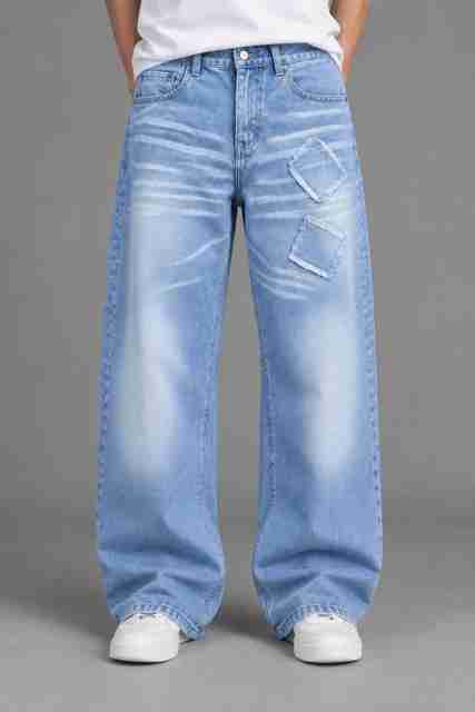 Sayra Ecom Men Straight Fit Mid Rise Light Blue Jeans - Image 5