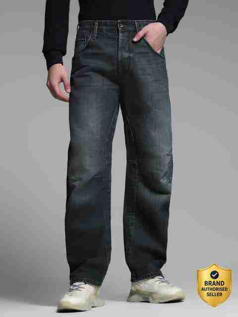 JACK & JONES Men Loose Fit High Rise Black Jeans - Image 5
