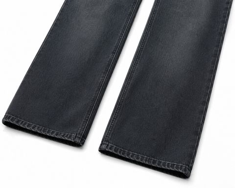 sanedi Men Baggy Fit High Rise Black Jeans - Image 5