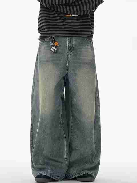 URBELLA Men Loose Fit Mid Rise Light Blue Jeans - Image 2