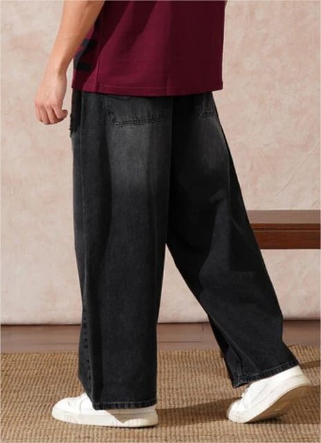 ujas Men Straight Fit Mid Rise Black Jeans - Image 6