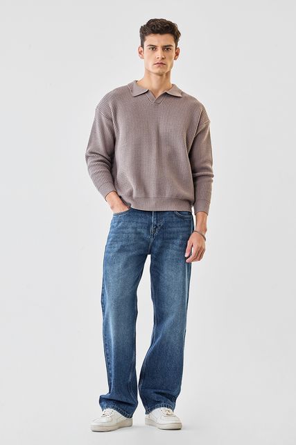 Snitch Men Straight Fit Mid Rise Blue Jeans - Image 8