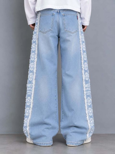 Sayra Ecom Men Baggy Fit Mid Rise Blue Jeans - Image 3