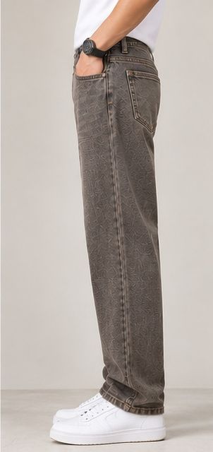 FPlay Men Straight Fit Mid Rise Grey Jeans - Image 3