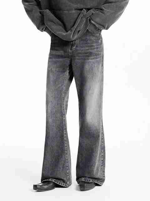 KOTTY Men Relaxed Fit Low Rise Grey Jeans - Image 5