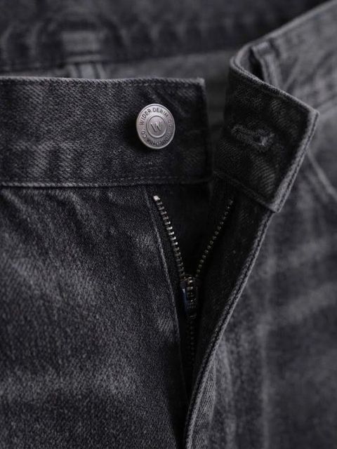 Yagan Men Baggy Fit Mid Rise Black Jeans - Image 5