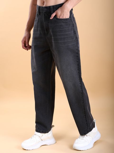 METRONAUT Men Straight Fit Mid Rise Grey Jeans - Image 8