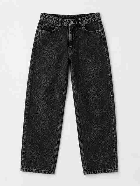 USD Men Mom Fit Mid Rise Black Jeans - Image 2
