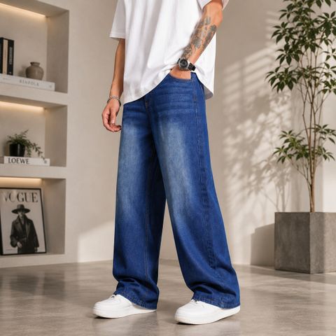 ARROWMAD Men Straight Fit Mid Rise Blue Jeans - Image 4