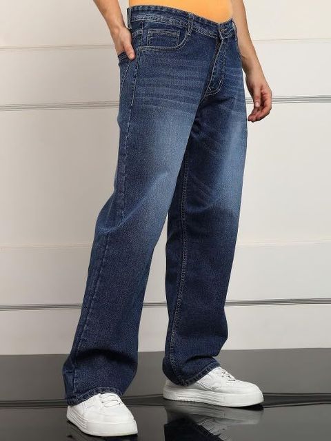 JAAR FASHION Men Jogger Fit Mid Rise Blue Jeans - Image 4