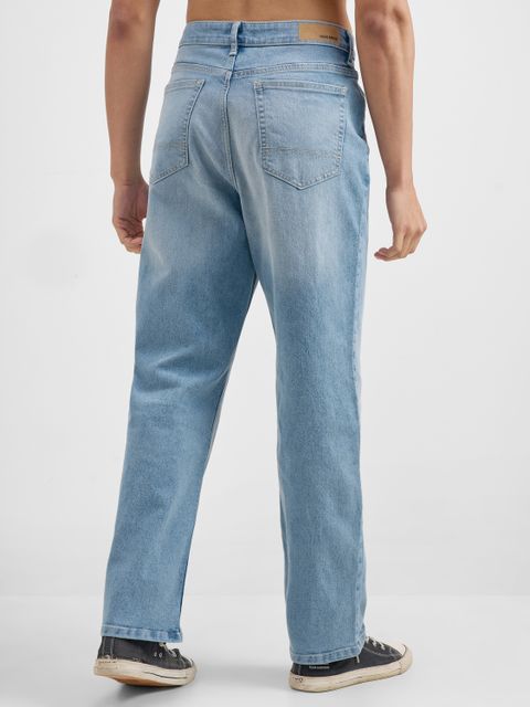 HIGHLANDER Men Relaxed Fit Mid Rise Blue Jeans - Image 6
