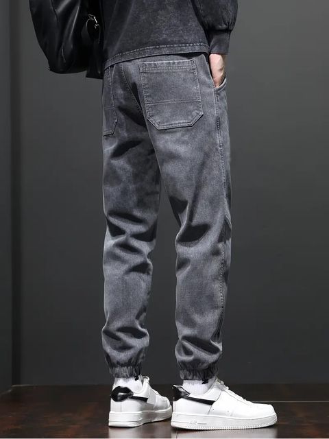 R.Code by The Roadster Life Co. R.Code Men Regular Mid Rise Dark Grey - Image 6