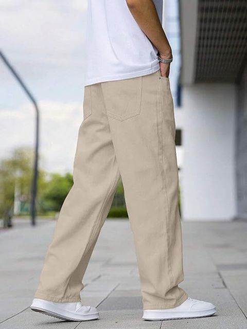 CABRRR Men Regular Mid Rise Beige Jeans - Image 4