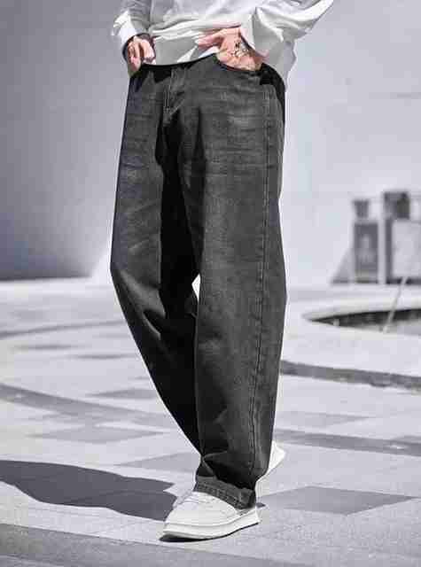 DENIM FIT Men Loose Fit Mid Rise Grey Jeans - Image 2