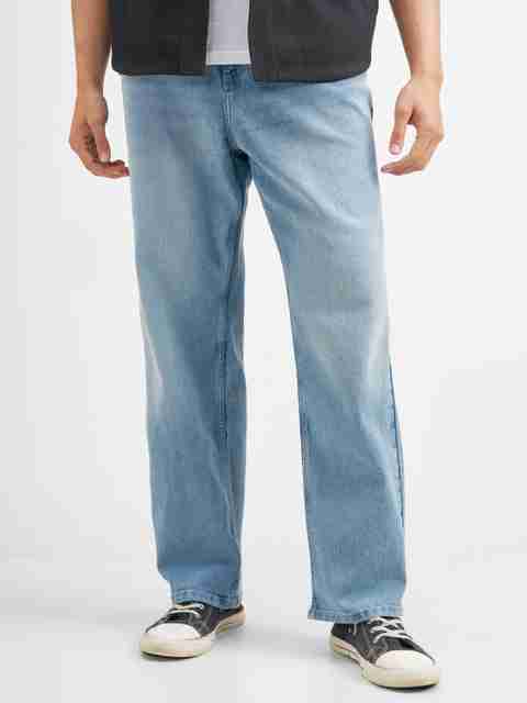 HIGHLANDER Men Relaxed Fit Mid Rise Blue Jeans - Image 5