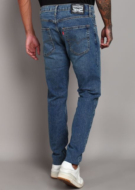 LEVI'S Men Tapered Fit Mid Rise Dark Blue Jeans - Image 8