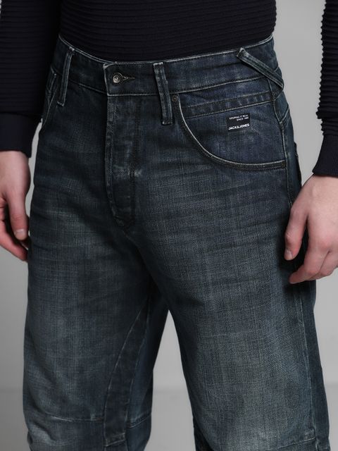JACK & JONES Men Loose Fit High Rise Black Jeans - Image 8