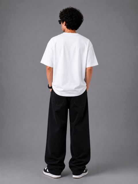 ARTVISION Boys Loose Fit Mid Rise Black Jeans - Image 4