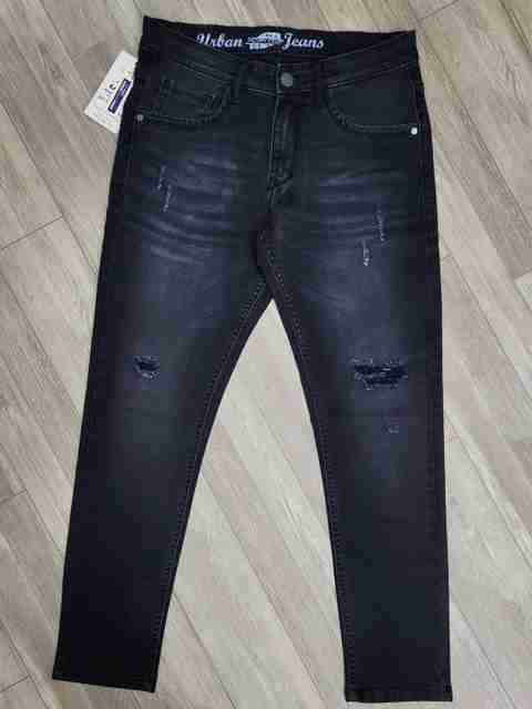 USD Men Skinny Mid Rise Black Jeans - Image 5