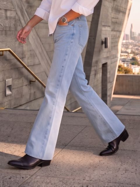 WPPMNY Men Boot-Leg Mid Rise Light Blue Jeans - Image 8