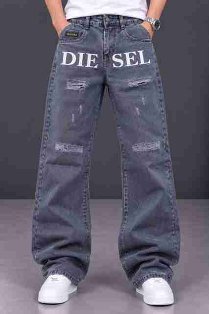 Sayra Ecom Men Baggy Fit Mid Rise Grey Jeans - Image 2