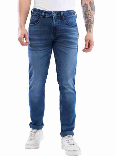 Spykar Men Slim Low Rise Blue Jeans - Image 5