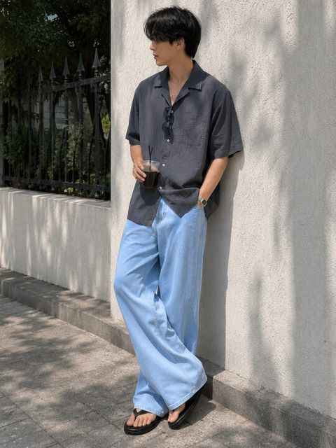 Sobbers Men Regular Mid Rise Light Blue Jeans - Image 7