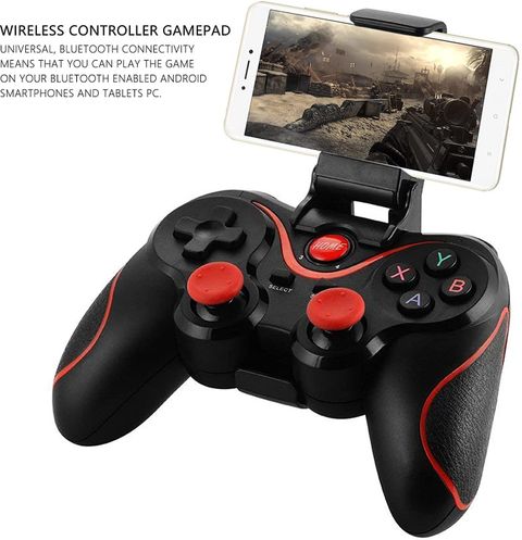 DTGames Wireless Mobile & PC X3 Gamepad- Bluetooth - Compatible Android/iOs/Windows/TV Joystick (Black, For PC) - Image 3