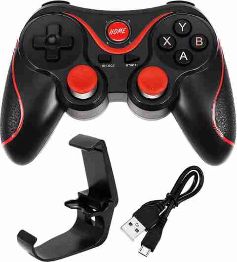 DTGames Wireless Mobile & PC X3 Gamepad- Bluetooth - Compatible Android/iOs/Windows/TV Joystick (Black, For PC) - Image 2