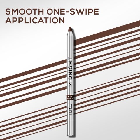 Renee Midnight Kohl Kajal Pencil - Brown, 1.5g - Image 7
